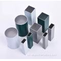 Perfil de extrusión de aluminio de tubo cuadrado de tamaño personalizado
